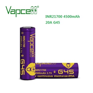 Entrega Rápida 21700 G45 Vapcell G45 INR21700 4500mah 20A para Box Mod y Linterna - Product Image 1