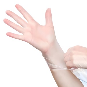 Disposable Pvc <b>Gloves</b> Waterproof Thickened For Dishwashing Catering Protection Non Sterile Smooth Solid Color - Product Image 3
