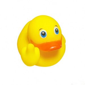 Juguete de Plástico Personalizado con Diseño de Dedo Medio de Pato Amarillo Pequeño para Niños, Ideal para Tiendas de Té con Leche - Product Image 2