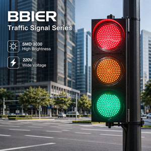 Contrôleur de signalisation routière LED tricolore (rouge, jaune et vert) 220V à télécommande, vente chaude - Product Image 1
