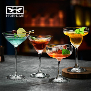 Verre à vin en gros avec logo personnalisé Hxglass 230ml, verrerie de haute qualité en cristal, verre à cocktail Martini Margarita - Product Image 1