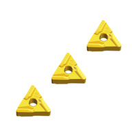 Plaquette de tournage en carbure à pointe céramique TaeguTec TNMG160404R-VF CT3000 pour acier, acier inoxydable, fonte, outils de tournage CNC