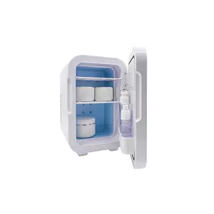 Réfrigérateur Portable de 10 l, 8 litres, soins de peau, petit, miroir avec LED, Mini-réfrigérateur