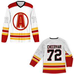 Kaus Jersey hoki es kustom OEM untuk dewasa Teknik sublimasi nama tim kustom pakaian olahraga - Product Image 5