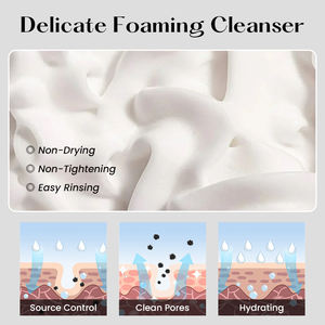 <span class=keywords><strong>Nettoyant</strong></span> <span class=keywords><strong>moussant</strong></span> <span class=keywords><strong>doux</strong></span> pour le visage Mousse nettoyante blanchissante Nettoyage en profondeur Soins de la peau biologiques de marque privée <span class=keywords><strong>Nettoyant</strong></span> hydratant pour le visage - Product Image 6