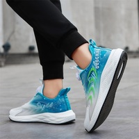 COMSTEP Baskets de course unisexe légères en EVA, tige en maille respirante, fermeture à lacets, semelle extérieure en caoutchouc, confort estival pour la marche