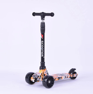 <span class=keywords><strong>Trottinette</strong></span> pliable pour enfants à trois roues de haute qualité, jouets en gros, trottinettes à pousser, trottinettes à pied - Product Image 3