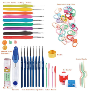 Juego de Agujas de Ganchillo Suaves y Coloridas, Herramientas de Tejido y Costura Hechas a Mano, Agujas de Tejer de Plástico - Product Image 4