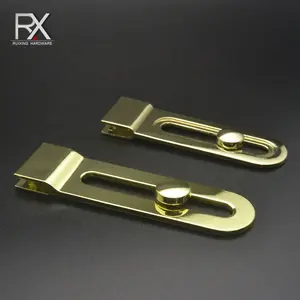 Guangzhou metal handbag decorative accessories zinc alloy bag slider adjust strap connector sliding clip buckle clap for bag