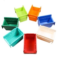 Bac de Rangement en Plastique Industriel Clearview avec Diviseurs