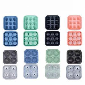 Moule à glaçons de football en silicone flexible et réutilisable, capacité 80 ml, congélation rapide, démoulage facile, pour la fabrication de crème glacée, fabriqué au Zhejiang - Product Image 3