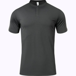 T-shirt de compression de sport pour homme personnalisé, 100% polyester, motif uni, style sportif, vêtements de sport à séchage rapide, manches courtes - Product Image 2