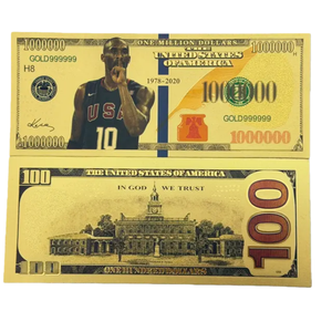 2026 NBA Gran Venta Billete <span class=keywords><strong>de</strong></span> <span class=keywords><strong>100</strong></span> Dólares <span class=keywords><strong>de</strong></span> Kobe Bryant, Billete Metálico Grabado <span class=keywords><strong>de</strong></span> Deportes Americanos para Navidad - Product Image 6