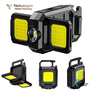 Mini lampe LED USB d'extérieur COB pour clé de poche, idéale pour la réparation automobile, les urgences domestiques, le camping nocturne, avec corps en ABS pour l'aménagement paysager - Product Image 5