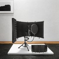 BV5 mikrofon kondensor USB berkabel Studio profesional Set mikrofon perisai isolasi logam Noise Cancelling vokal