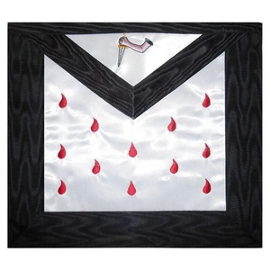 AASR Unisex 9th Degree Scottish Rite Masonic Delantal Cuero Iglesia Uso para adultos - Product Image 1