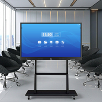 Super prix 98 pouces verre trempé infrarouge 20 points tactile 4K LCD tableau blanc interactif Android/Windows OS 4 Go de RAM/128 Go