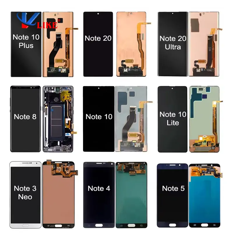 Origineel Voor Samsung Galaxy Note 4 5 8 9 10 20 Plus Lcd-Scherm Voor Samsung Note 20 Ultra Lcd-Scherm Vervanging