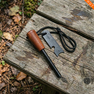 بايوهنغ بالجملة مشعل نار من المغنيسيوم مقاوم للعوامل الجوية مع أداة إشعال للتخييم والتنزه ومعدات البقاء على قيد الحياة - Product Image 2