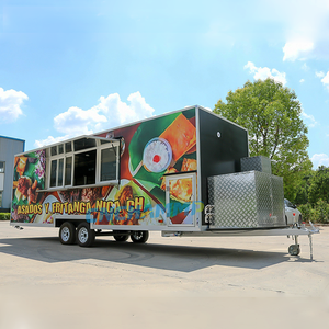 Food Truck Chammp per Hot Dog e BBQ con Costruzione in Fibra di Vetro, <span class=keywords><strong>Cucina</strong></span> Completa, Servizio di Patatine, Servizio di Ristorazione Mobile - Product Image 5