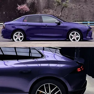 Autocollant de décalcomanie de capot moteur auto-adhésif Ultra violet PET brillant en PVC <span class=keywords><strong>platine</strong></span> Auto Body Vinyl Car Change Color Film - Product Image 6
