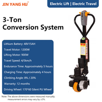 Kit de conversion électrique pour transpalette manuel 2T 3T, transpalette électrique à conducteur marchant, réaménagement avec batterie au lithium