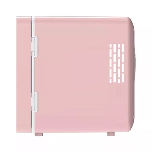 Refrigerador para el cuidado de la piel de marca privada, Mini Refrigerador rosa de 4L con luz Led y espejo - Product Image 4