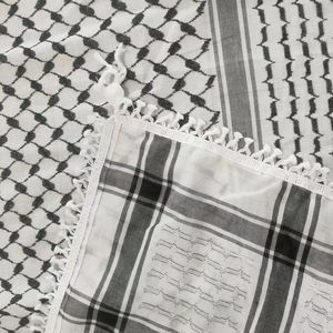 Kefieh Kufiya Shemagh Kuffiyeh in tessuto palestinese sciarpa con motivi classici palestiniani - Product Image 4