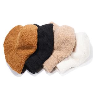 Sombrero de Pescador de Lana de Cordero Estilo Vintage para Mujer, Gorro de Invierno Cálido e Informal para Deportes al Aire Libre - Product Image 6