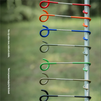 Nouvelles idées de produits 2026 : Crochets en S multifonctionnels en métal pour camping, crochets en spirale OEM pour lampes de tente de camping, lampes à gaz et outils de jardin