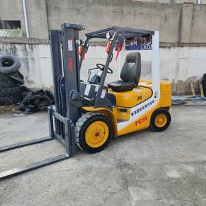 Chariots élévateurs d'occasion 2022 TCM 3T Mini Chariot élévateur Diesel Pas Cher Vente en Gros Matériel de Terrassement Engins de Construction d'Occasion - Product Image 3