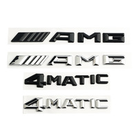 Emblèmes de voiture 3D en ABS, lettres chromées pour coffre arrière, pour Mercedes ML 350 4matic C200 CLA250 GLE350