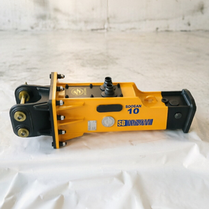 Casse-pierre hydraulique silencieux SOOSAN SB10 de type boîte pour mini-excavatrices de 0,8 à 2,5 tonnes, chargeuses compactes, travaux de démolition - Product Image 1