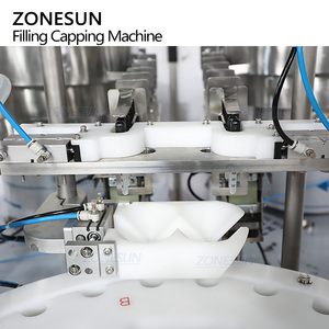 ZONESUN ZS-AFC27YT Sistema de Cámara con Bomba Magnética Automática de Doble Cabezal para Llenado y Tapado de Botellas de Cosméticos Líquidos - Product Image 4