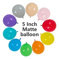 Ballons mats en gros, ballons mats de 5 pouces en vrac pour mariages, anniversaires et décorations de fête en latex