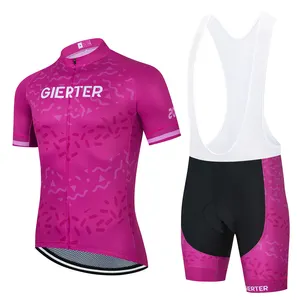 Kaus Sepeda Lengan Pendek Wanita, Setelan Baju Tim Bersepeda, Jersey Sepeda Lengan Pendek, Pakaian Bersepeda Pria
