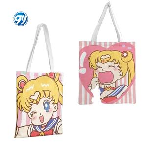 Оптовая продажа 36*39 см мультяшная сумка аниме периферийный Сейлор Мун сумка для покупок Холщовая Сумка - Product Image 1