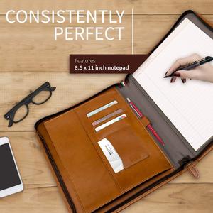 Bán Buôn Da Cá Nhân Hoá Executive <span class=keywords><strong>Padfolio</strong></span> Với Logo Tùy Chỉnh - Product Image 3