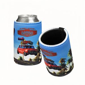 Refroidisseur de canettes de bière en néoprène personnalisé imprimé, promotionnel, pas cher, avec logo sur mesure - Product Image 2