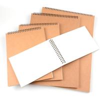Carnet de croquis vierge aquarelle à couverture rigide imprimé exquis personnalisé