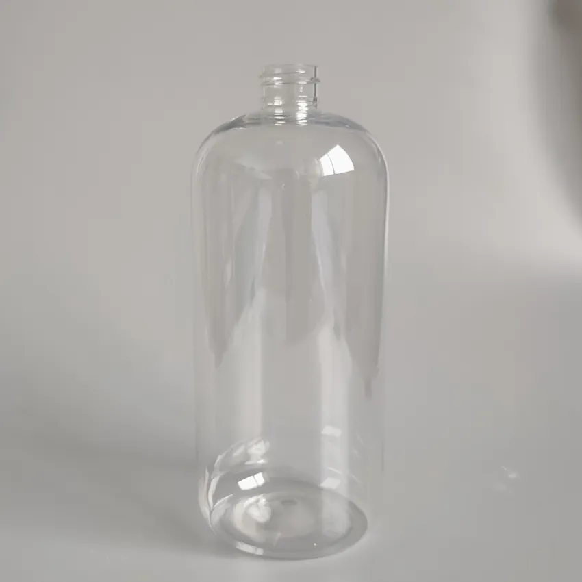 Finepack 1000ml 1 liter 1L plastic bottle for body skin care packaging and hair care conditional shampoo bottle with pump