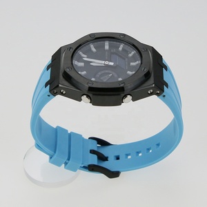 Kit Mod pour GA2100 Modification de la lunette métallique Boîtier de montre en caoutchouc <span class=keywords><strong>Bracelet</strong></span> en caoutchouc de silicone <span class=keywords><strong>GA</strong></span> <span class=keywords><strong>2100</strong></span>/2110 - Product Image 5