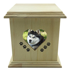 โกศไม้ทำมือสำหรับสัตว์เลี้ยง สุนัข แมว พร้อมใส่รูปถ่าย สำหรับเก็บอัฐิ - Product Image 1