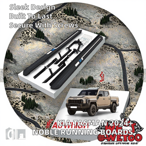 Marchepieds latéraux fixes en alliage d'aluminium de style professionnel pour voitures coréennes - Product Image 2