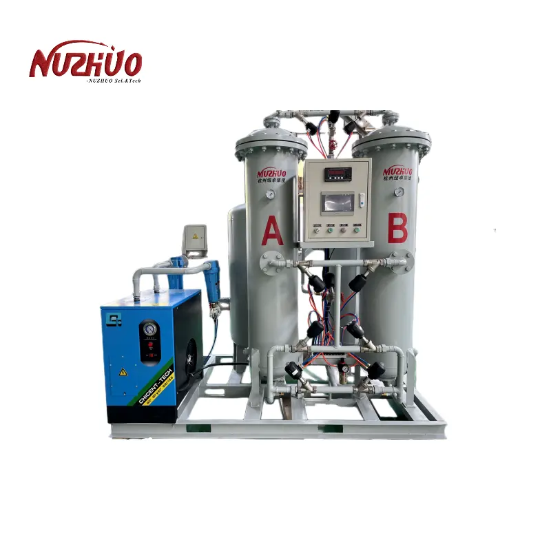 NUZHUO Low Cost and High Efficient PSA N2 Nitrogen Making Machine PSA Nitrogen Generator Plant