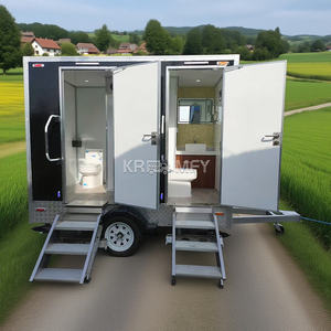 Prix de gros d'usine 2025, toilettes publiques portables d'extérieur, remorque de douche, toilettes, à vendre - Product Image 5