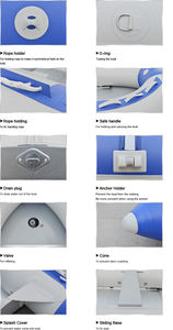3m 3.6m 4.2m 4.8m 5m Aluminium Bottom Floor Mariner Portable Gonflable Boat avec <span class=keywords><strong>Zodiac</strong></span> Style - Product Image 5