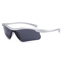 Bettega nouvelles lunettes de soleil de sport européennes et américaines une pièce coupe-vent lunettes de soleil teintées colorées cyclisme lunettes de protection