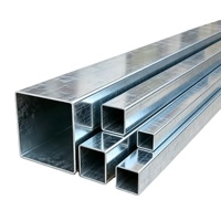 Tubería Rectangular Galvanizada por Inmersión en Caliente, Sección Cuadrada Galvanizada, Suministro de Fábrica, Múltiples Tamaños Disponibles