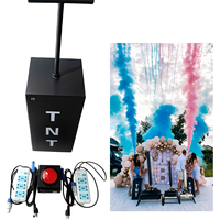 Kit de Décoration et Fournitures pour Fumée et Confettis : Canon à Confettis, Boîte à Bombes, Spray Holi, Machine de Révélation du Sexe pour Mariage, Fête et Baby Shower